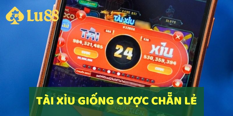 Cược Tài - Xỉu có cơ chế tương tự cược Chẵn - Lẻ